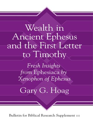 cover image of Wealth in Ancient Ephesus and the First Letter to Timothy